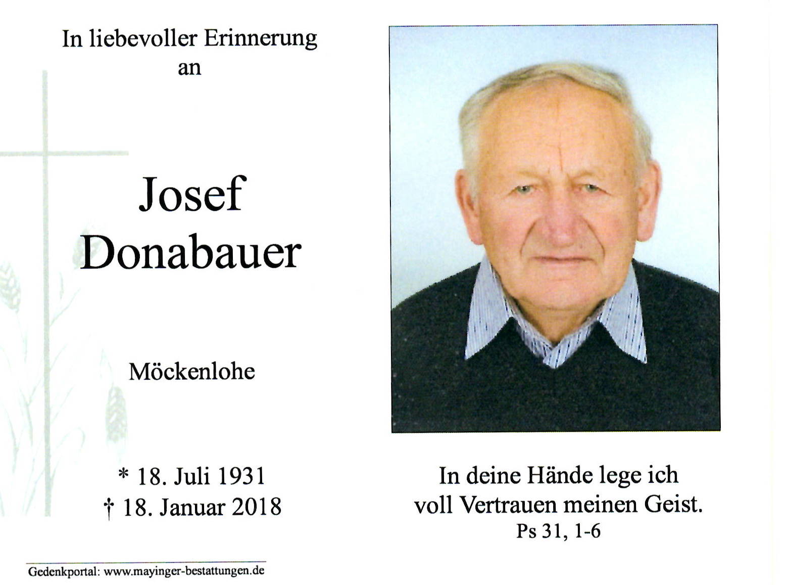 Donabauer Josef