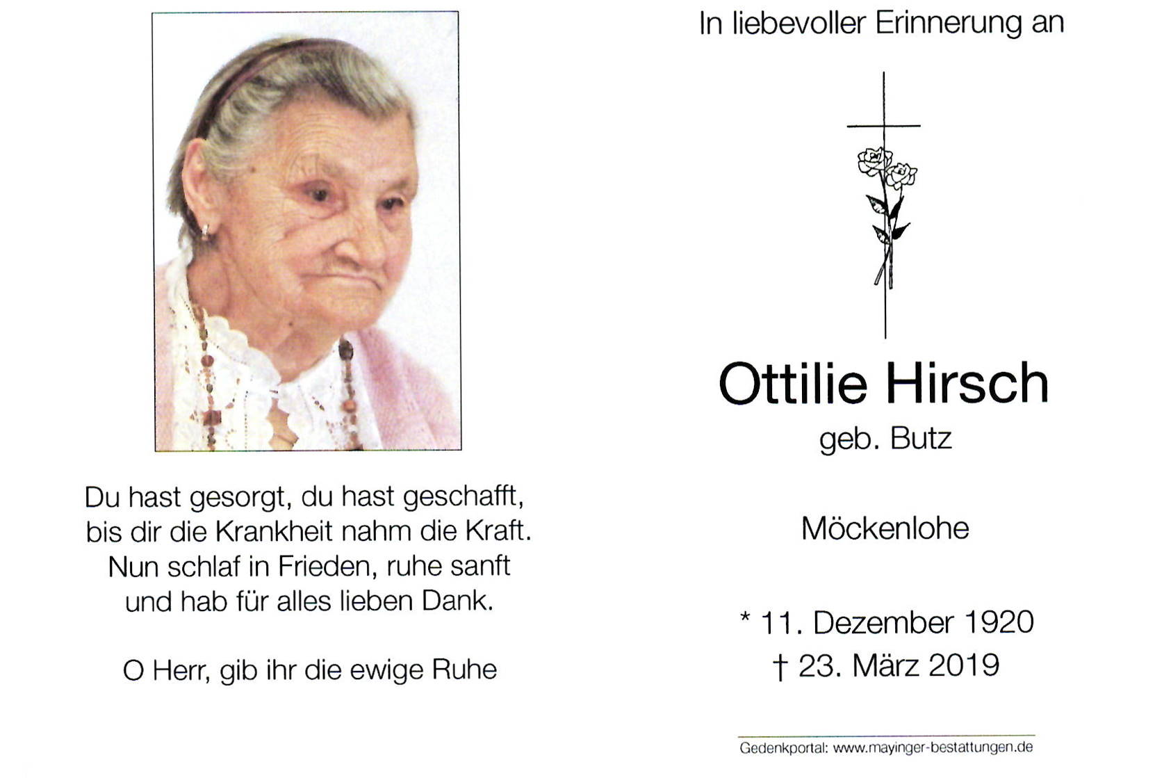 Ottilie Hirsch