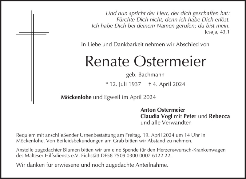 Renate Ostermeier