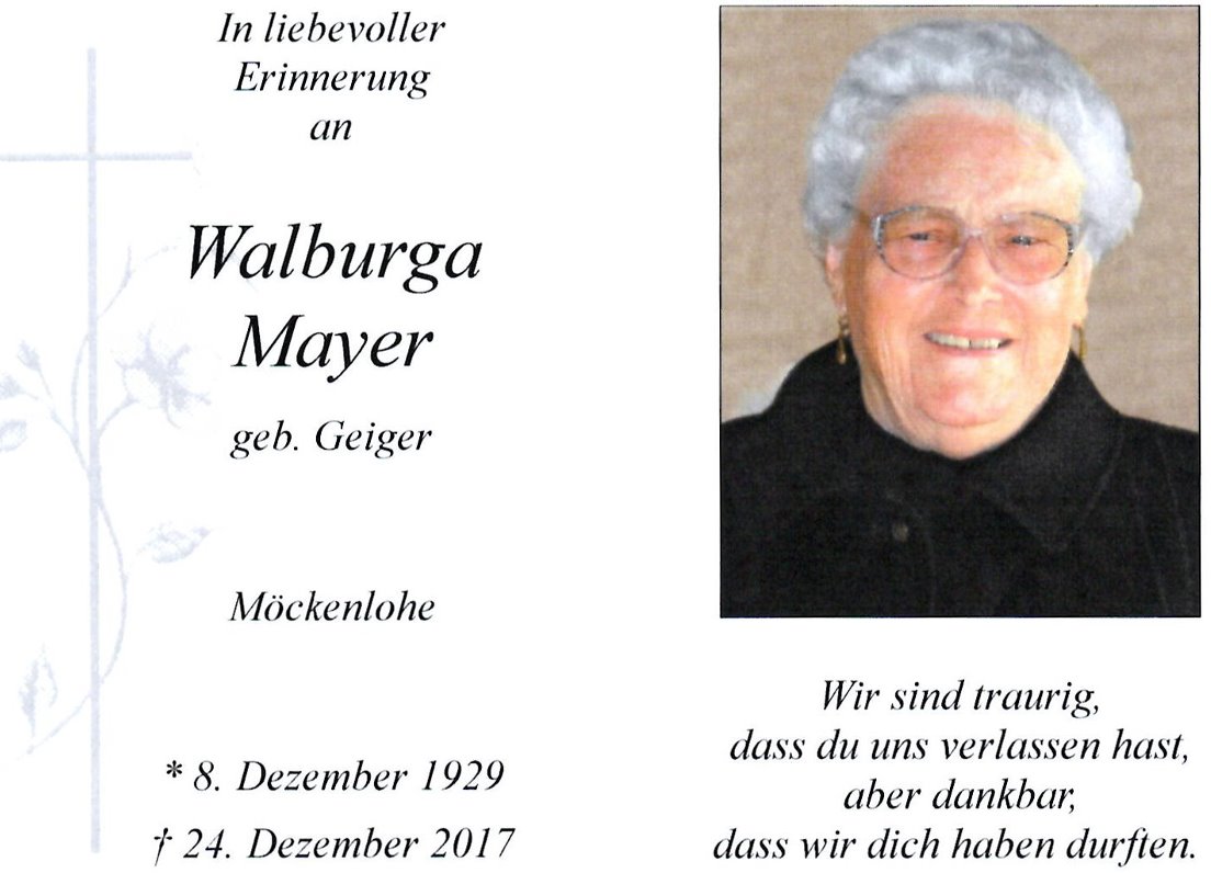 Walburga Mayer